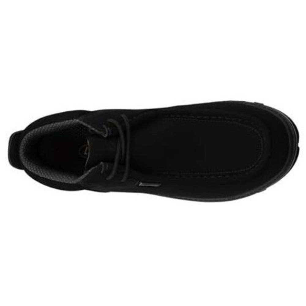 Lugz Mens Fringe Classic Moc-Toe Boot Black Synthetic Nubuck 13 W Wide NWT - Picture 2 of 5